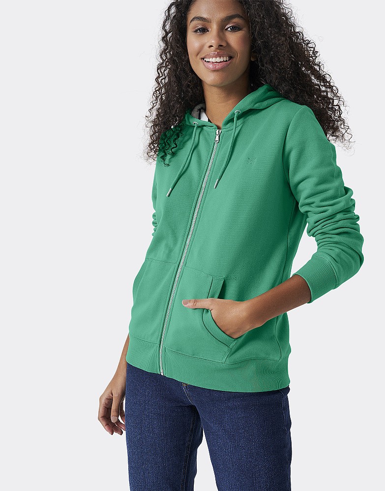 Women's Heritage Zip Through Hoodie from Crew Clothing Company