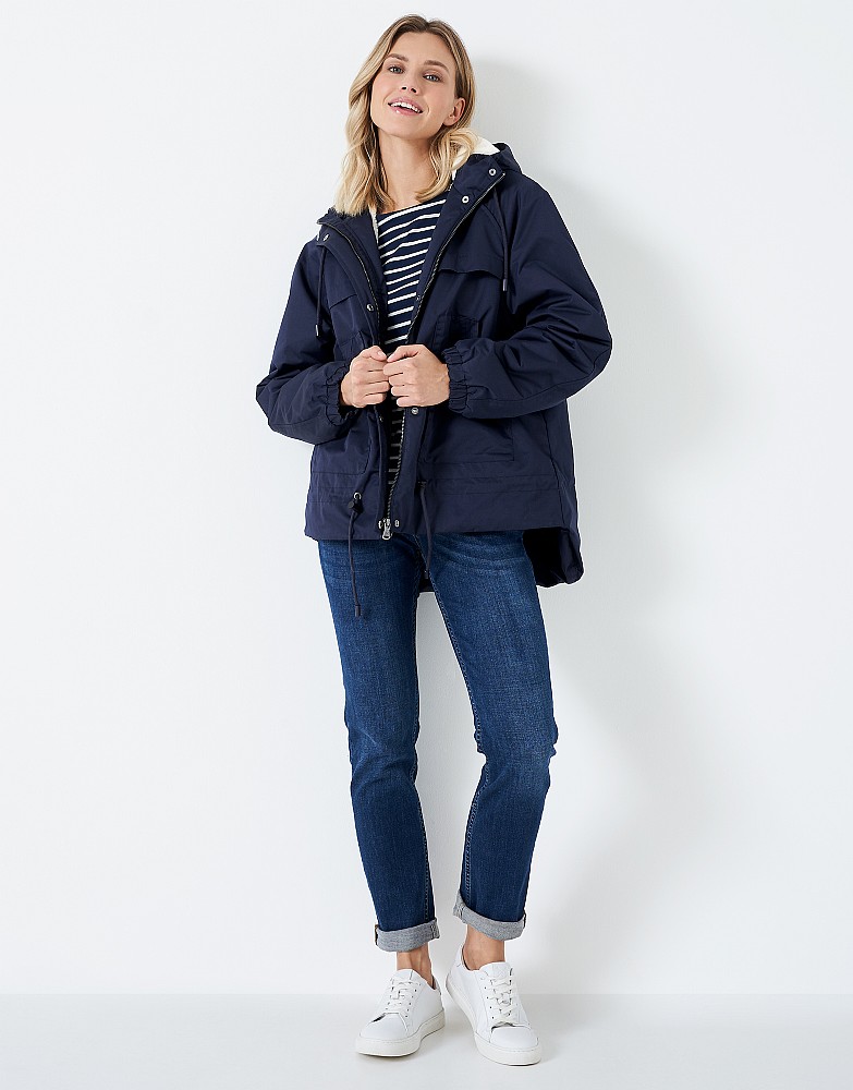 Women's Monika Faux Fur Lined Jacket from Crew Clothing Company