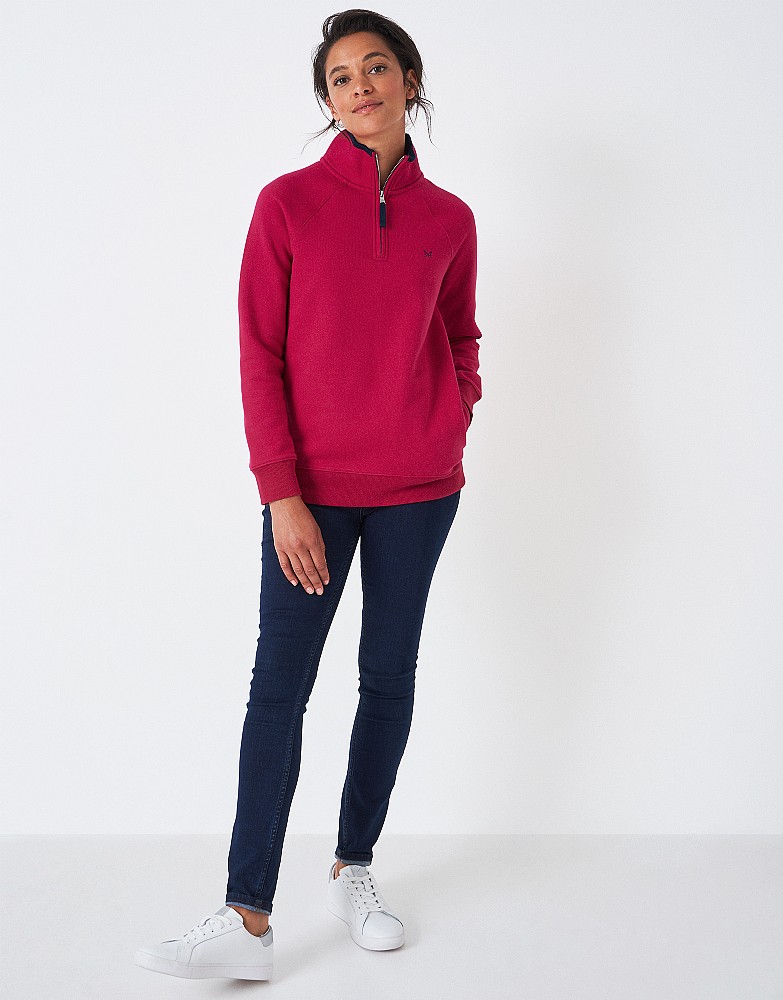 Half Zip Sweatshirt from Crew Clothing 