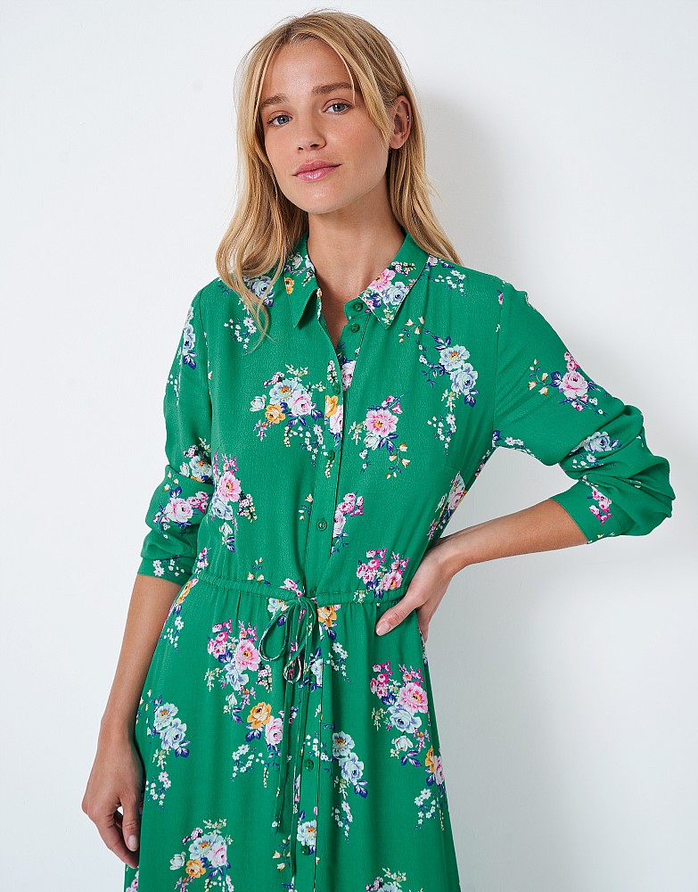 Tie Waist Shirt Dress