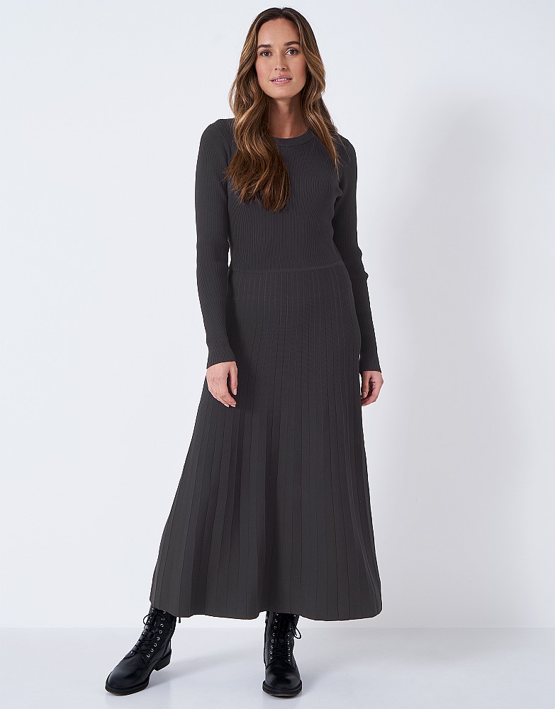 Kya Knitted Pleat Dress