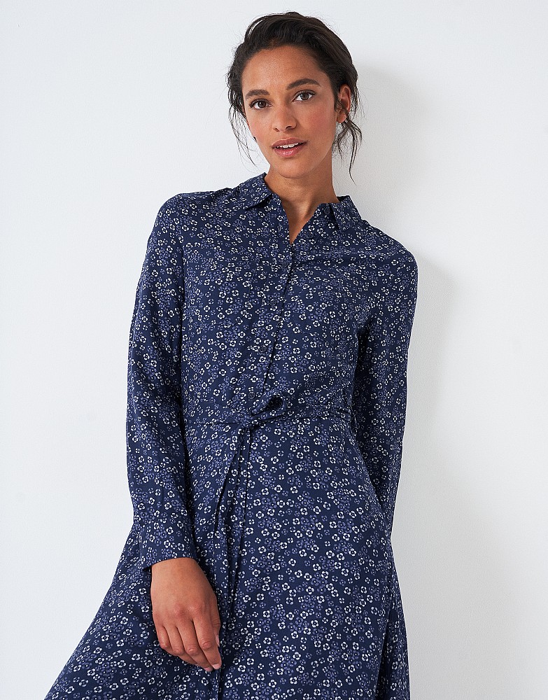 Women's Iris Viscose Twill Shirt Dress from Crew Clothing Company