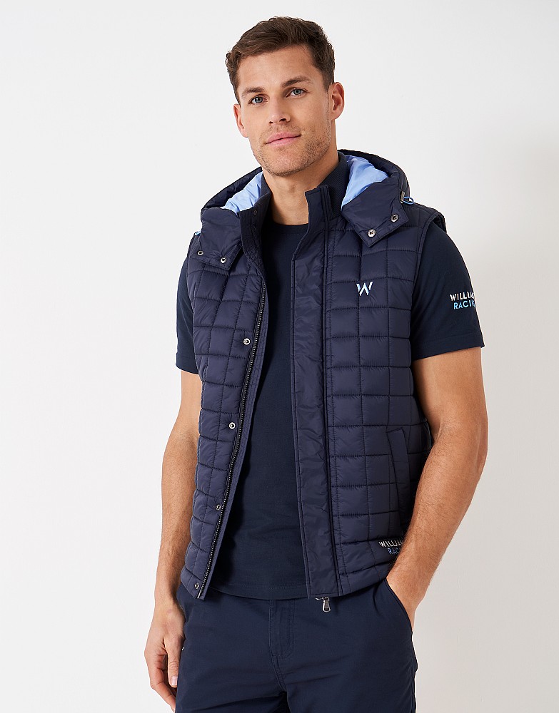 Men's Williams Starting Grid Gilet from Crew Clothing Company