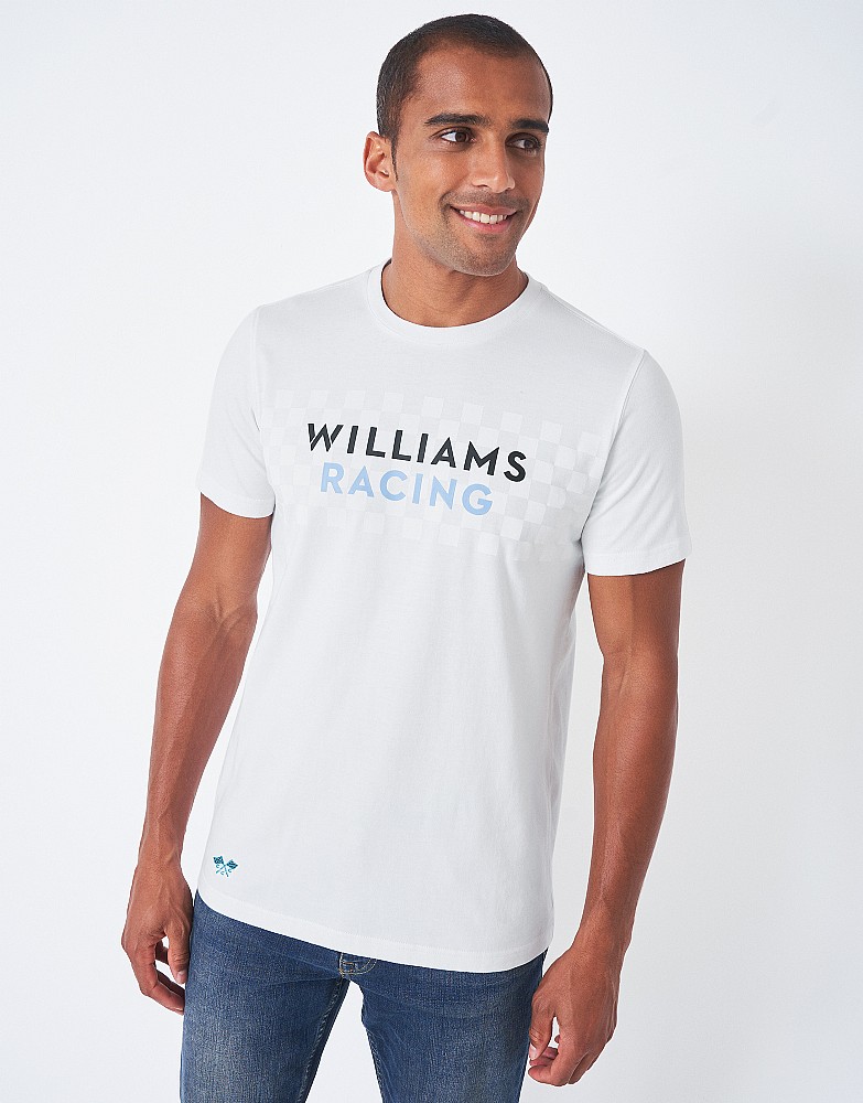 Williams Flag Chest Print T-Shirt
