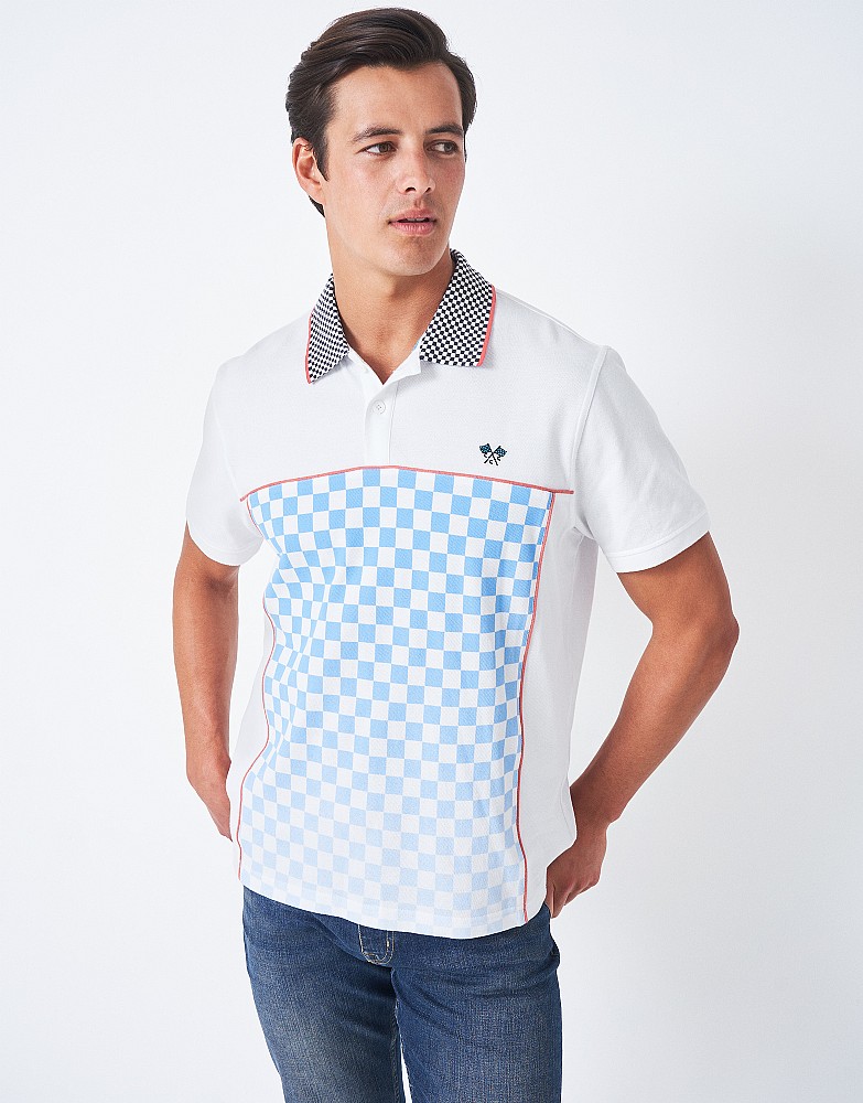 Williams Ombre Colour Block Polo Shirt
