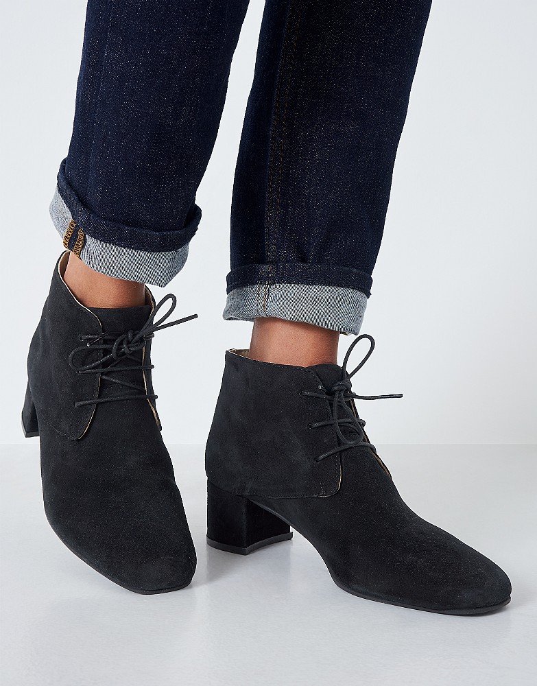 Marilyn Suede Heeled Boots