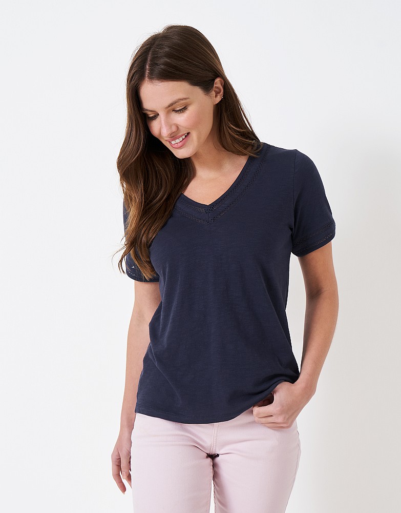 Women's Lavendar T-Shirt from Crew Clothing Company
