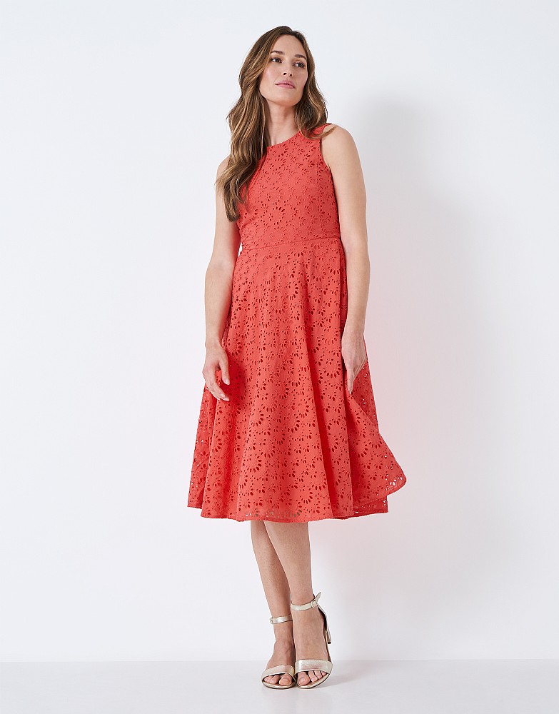 Bowline Broderie Midi Dress