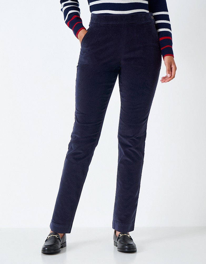 Women's Cord Tapered Trouser from Crew Clothing Company