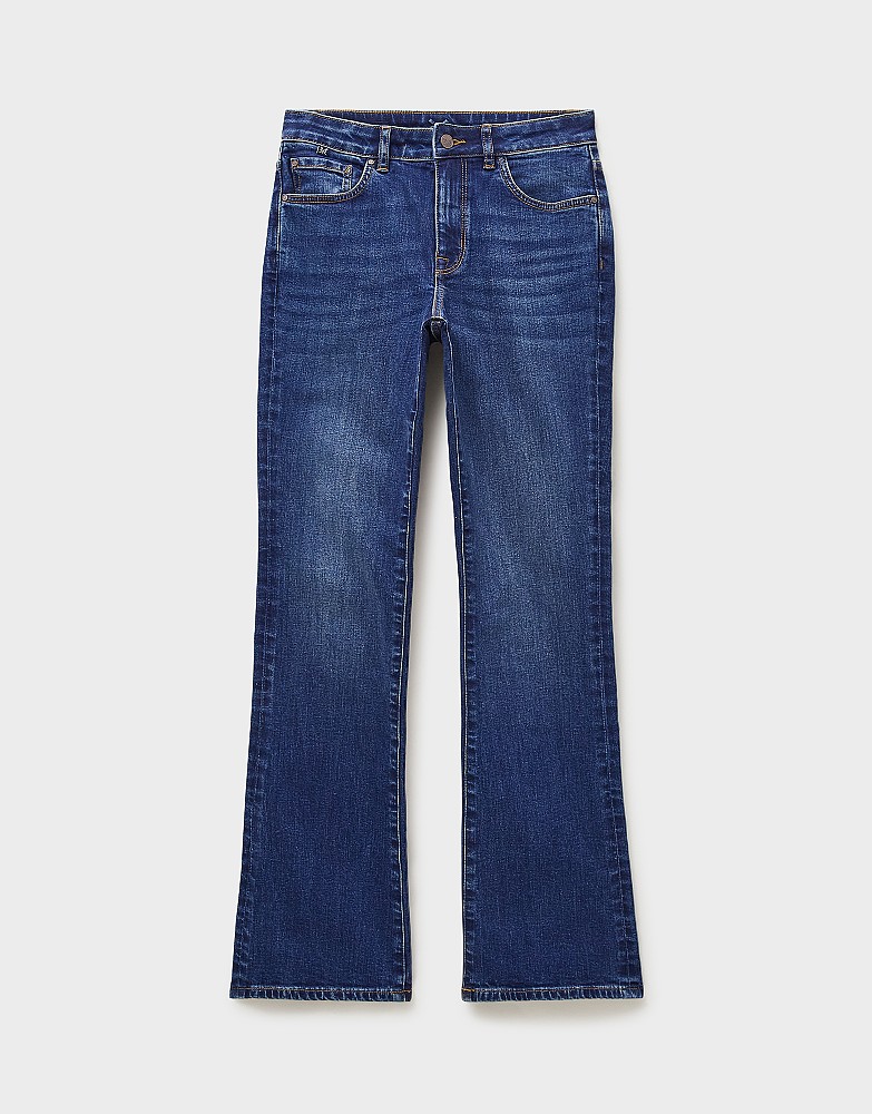 Women's Bootcut Jean from Crew Clothing Company - Mid Wash