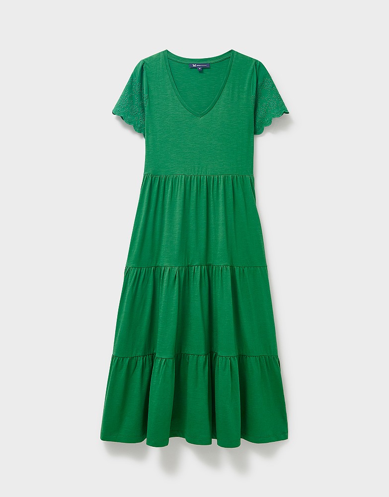 samantha scoop jersey dress Samantha Scoop Jersey Dress - Paradise Green, Vine