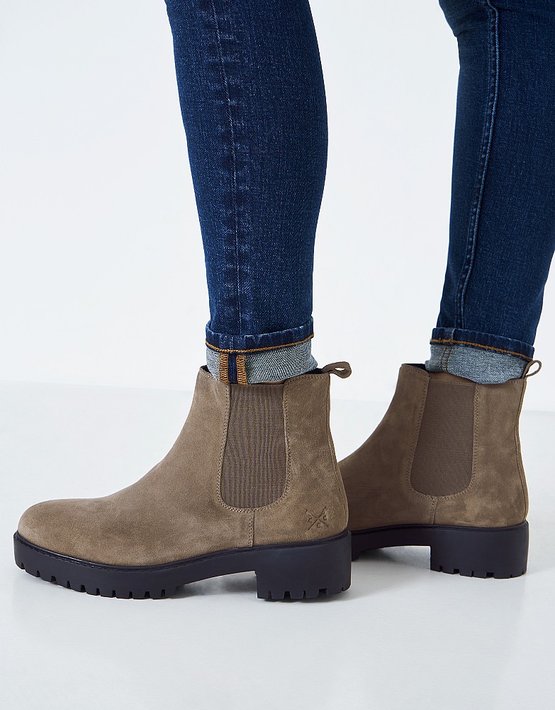 Olivia Suede Chelsea Boot