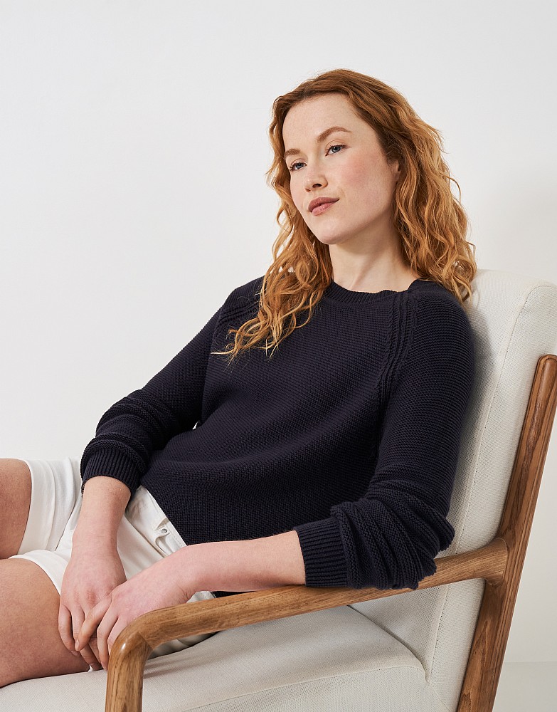 Cotton Textured Stitch Jumper