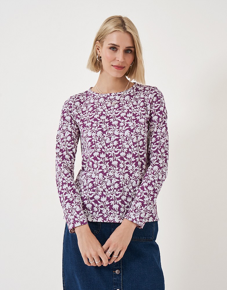 Cassandra Stripe Top With Button