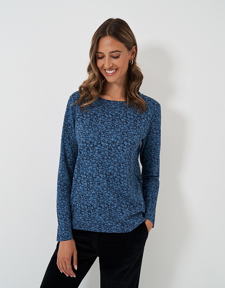 Cassandra Stripe Top With Button