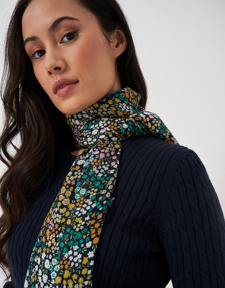 Women's Modal Print Scarf from Crew Clothing Company
