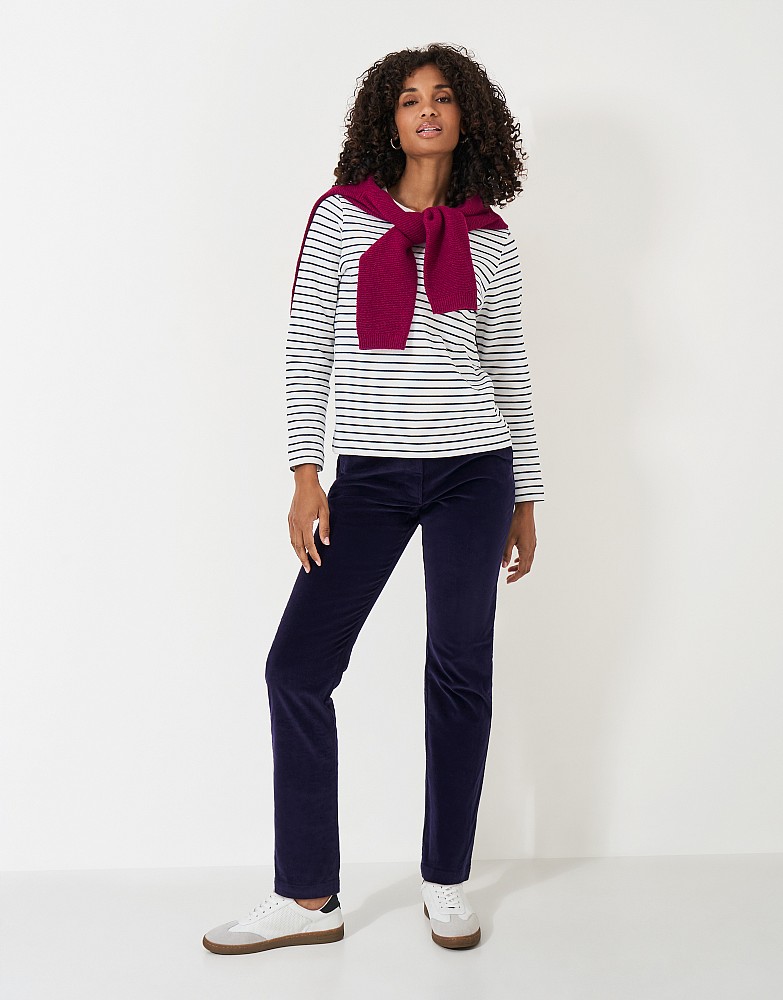 Cord Trouser in Navy