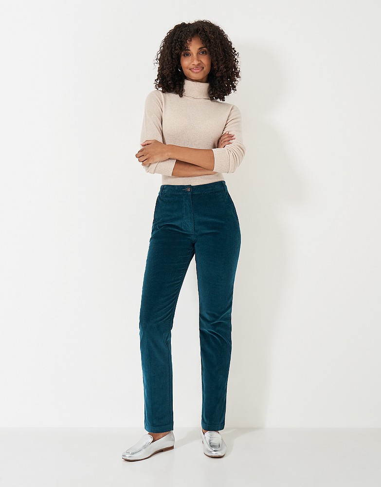 Cord Trouser in Teal