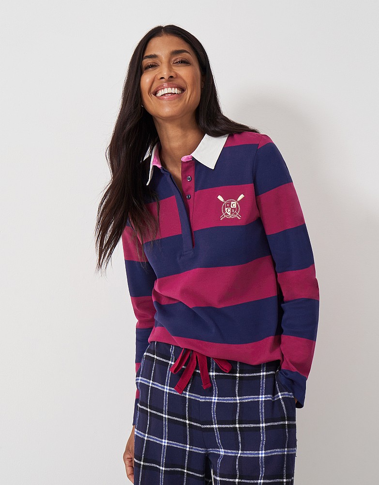Loungewear Rugby Set in Navy and Red