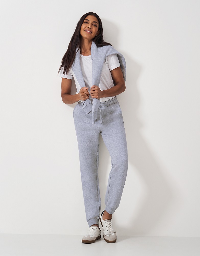 Crew Jogger in Grey Marl