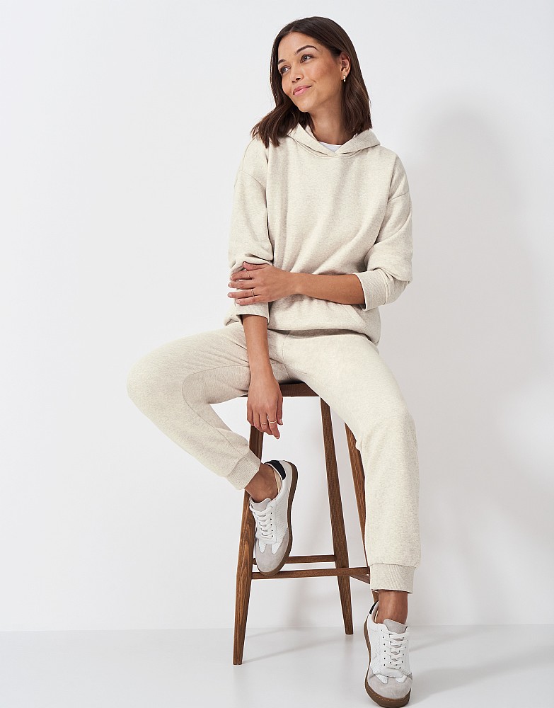 Crew Jogger in Oatmeal Beige