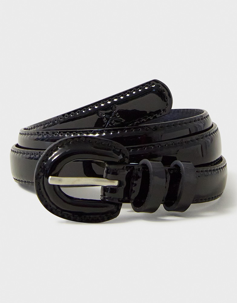 Covered Buckle Waist Belt