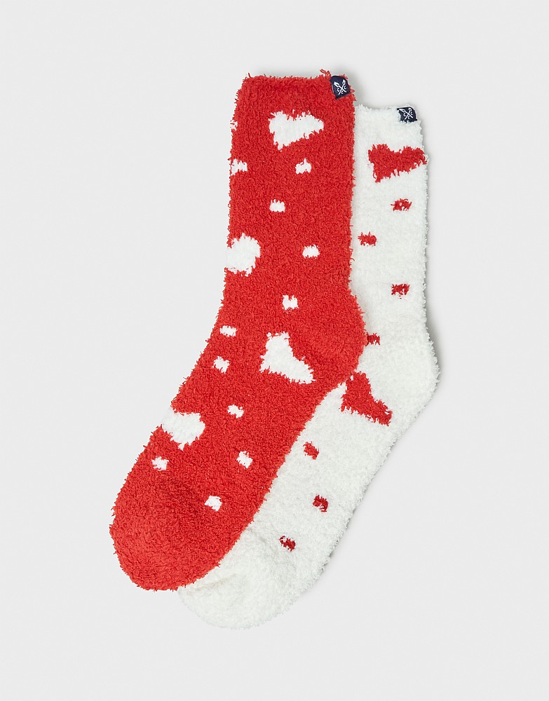 Two Pack Fluffy Sock