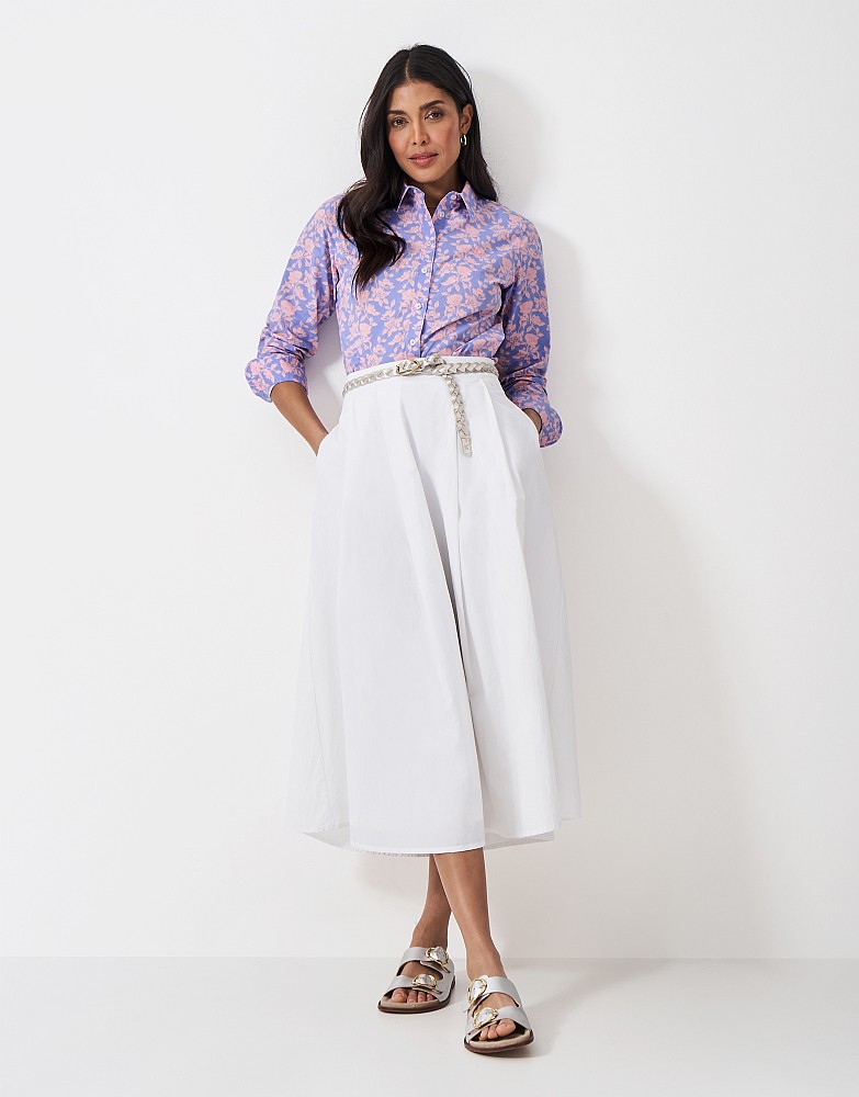 Lulworth Shirt in Pink Lilac Floral