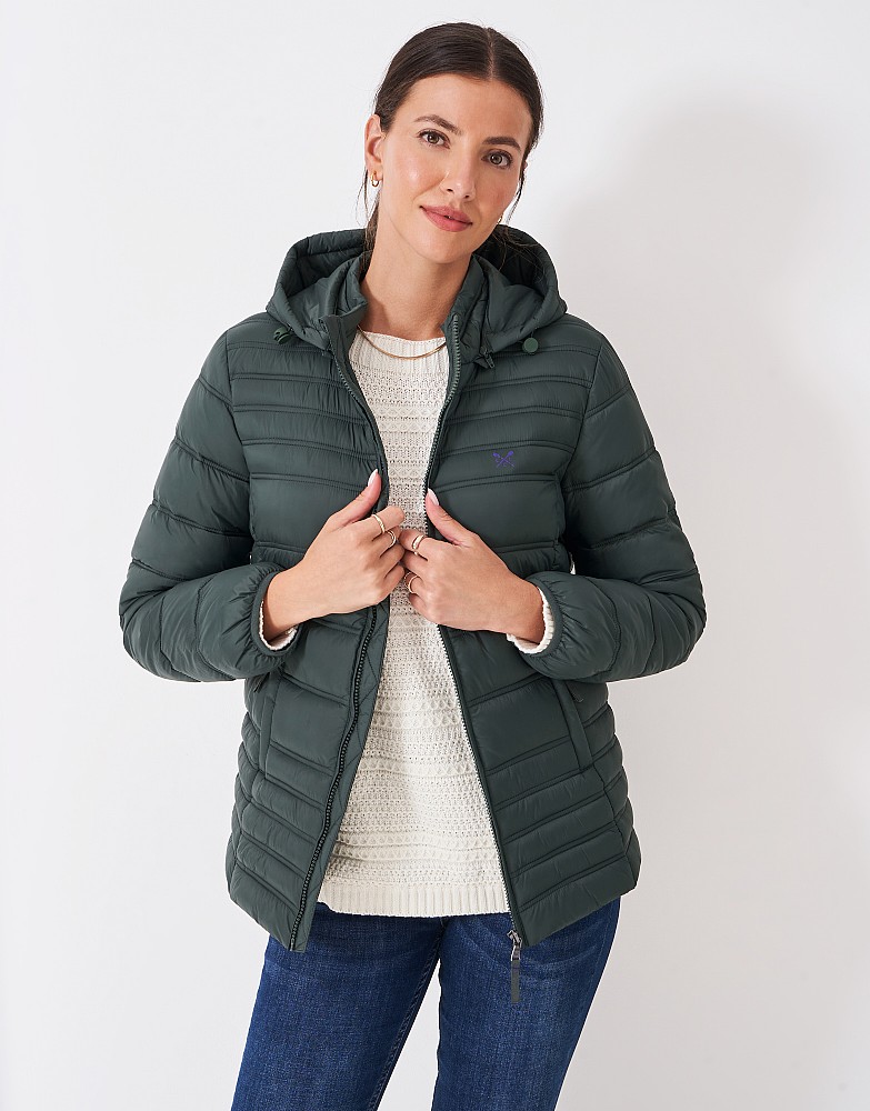 Lightweight Padded Jacket in Green