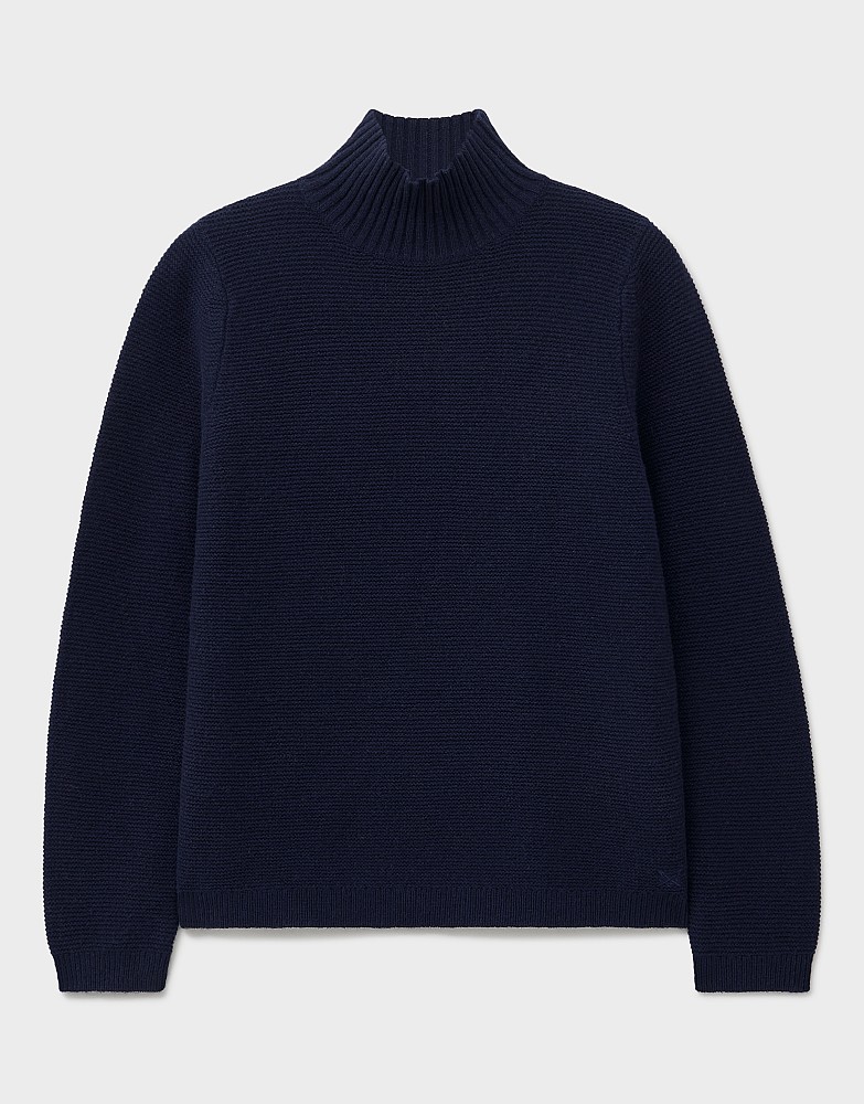 Women's Harmony Links Crew Neck Jumper in Navy from Crew Clothing