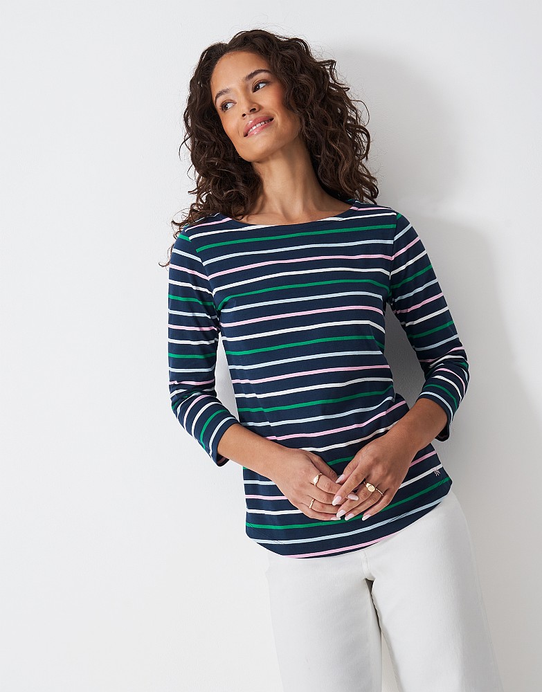 Essential Breton in Navy and Multi Stripes