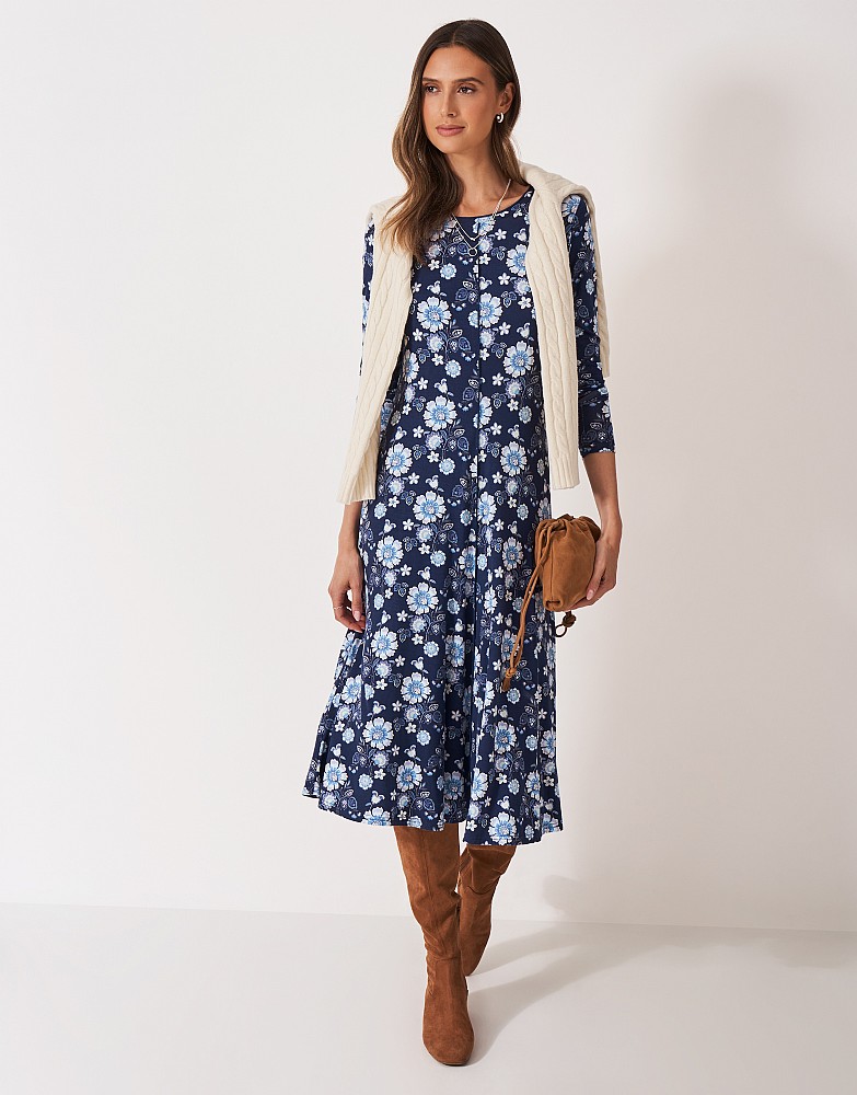 Bea Jersey Dress in Floral