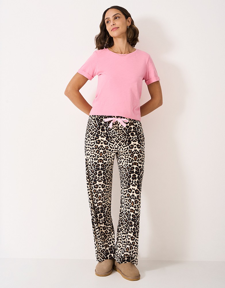 Supersoft Lounge Bottoms in Leopard