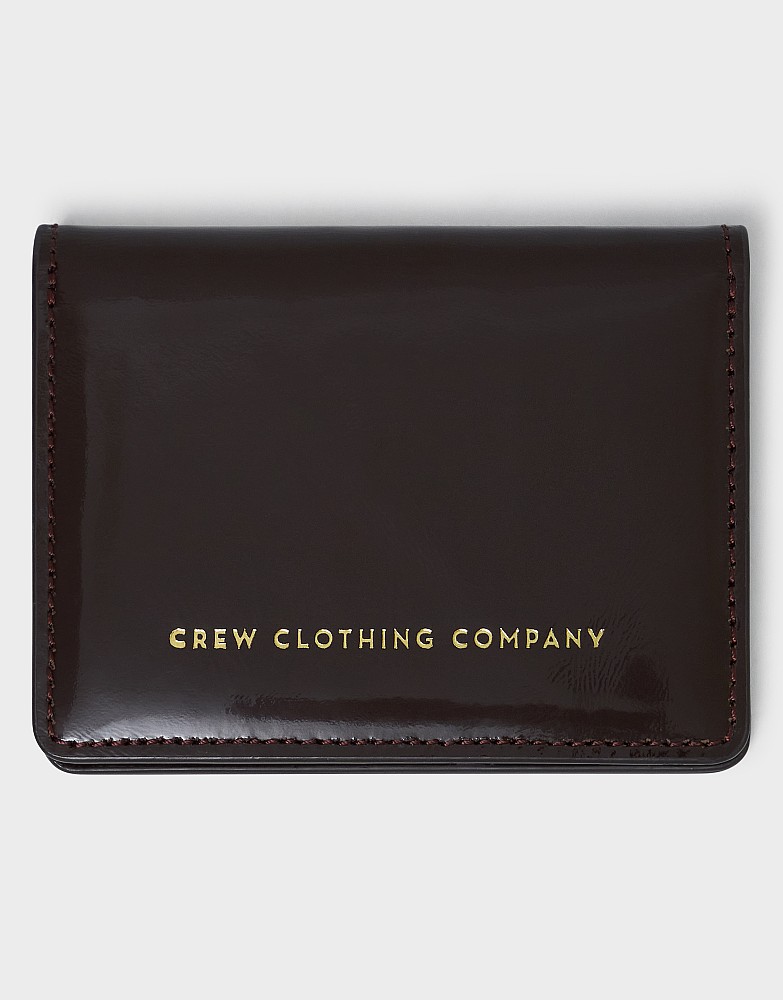 Card Holder in Chocolate Brown