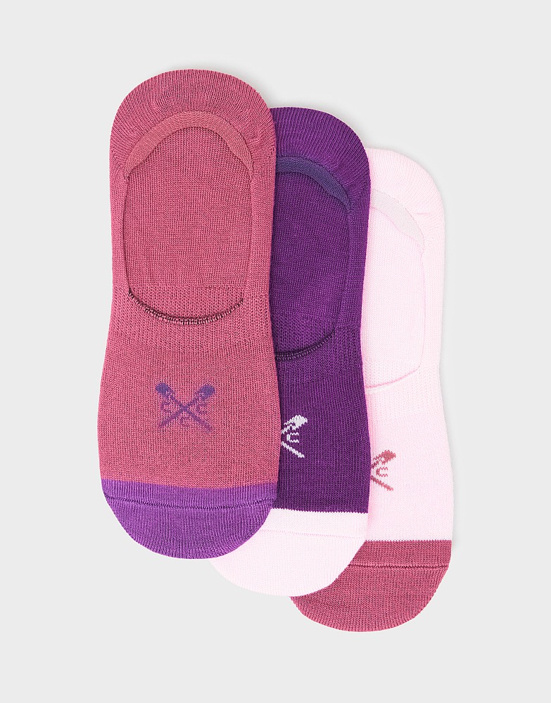 3 Pack Secret Socks in Rose