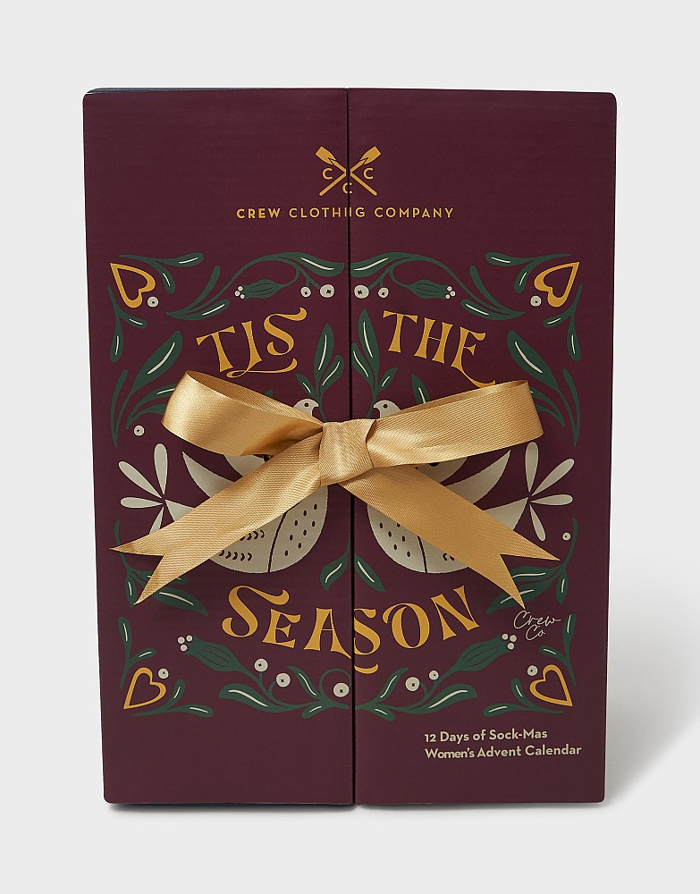 Women's 12-Pack Christmas Bamboo Socks Advent Calendar