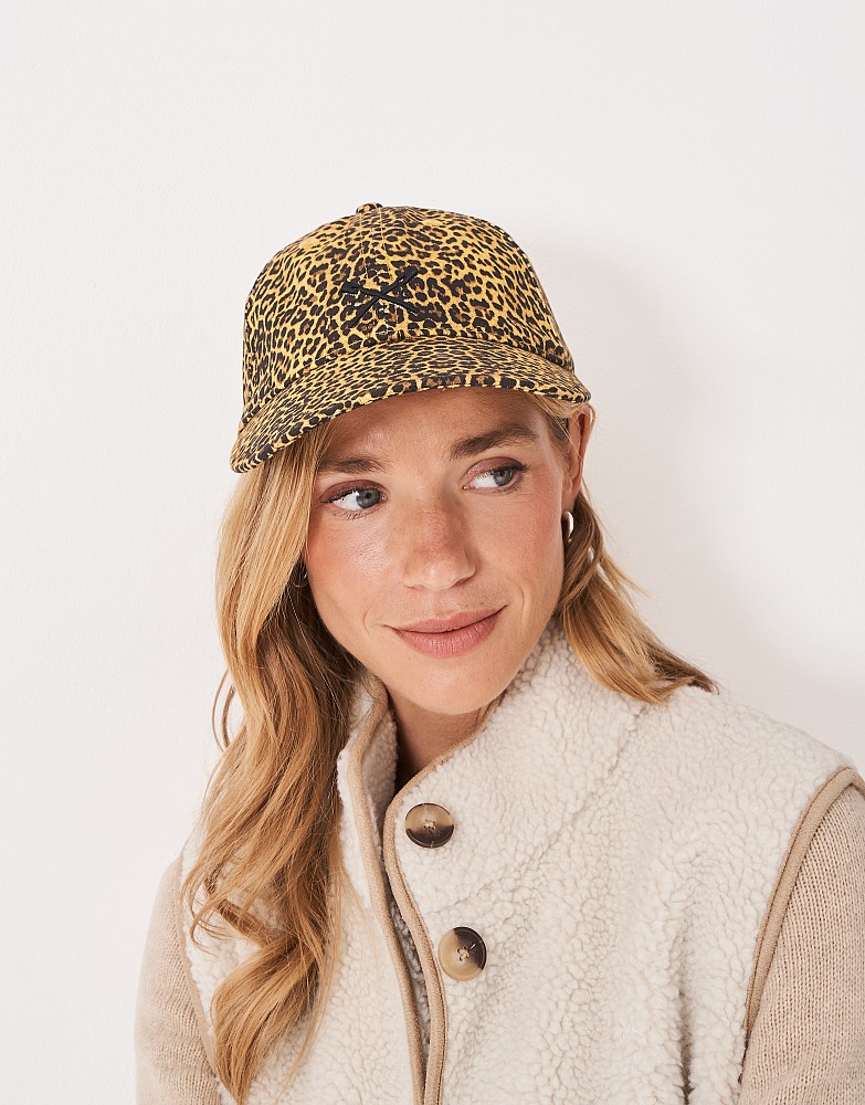 Leopard Print Crew Cap