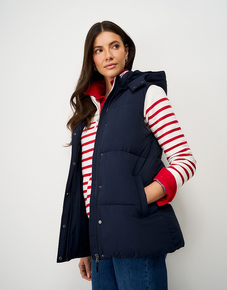 Midweight Padded Gilet in Navy