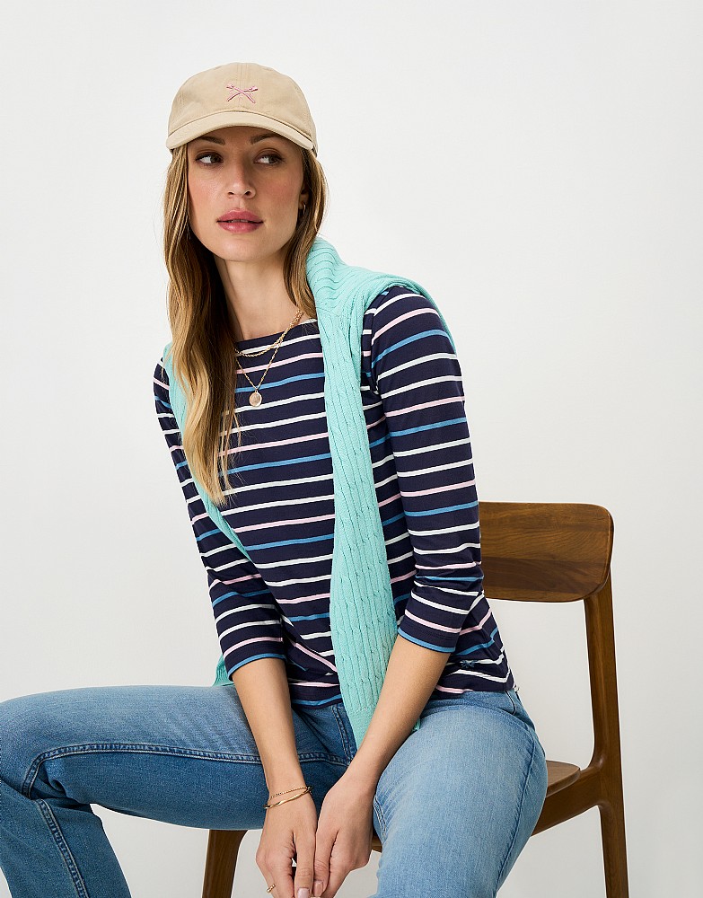 Essential Breton in Navy & Blue Stripes