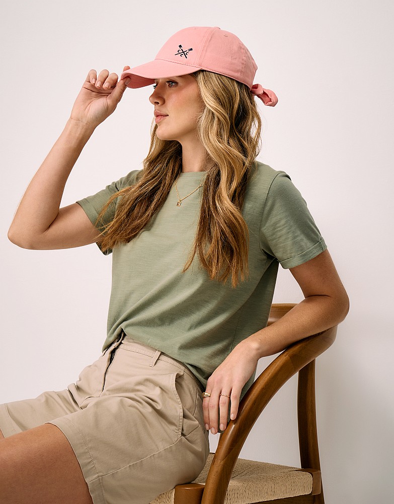 Crew Slub T-Shirt in Green