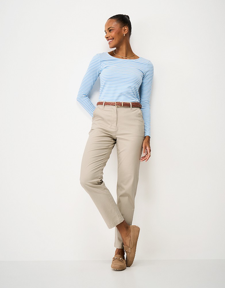 Garment Washed Chino in Stone