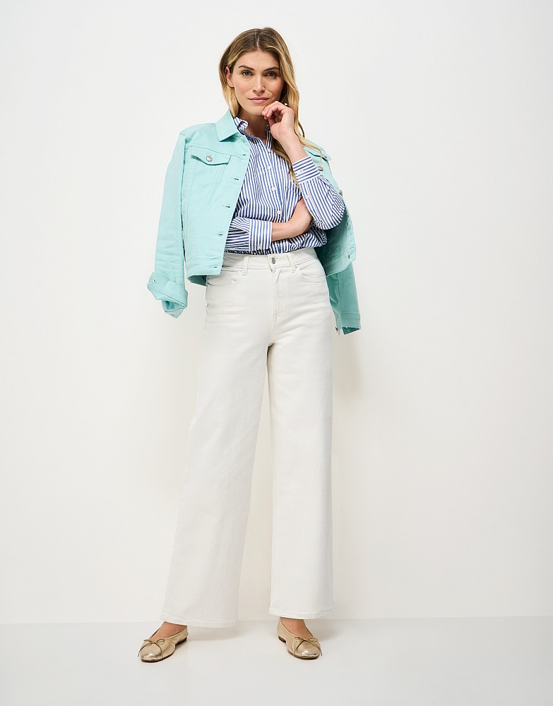 Wide Leg Jean in White