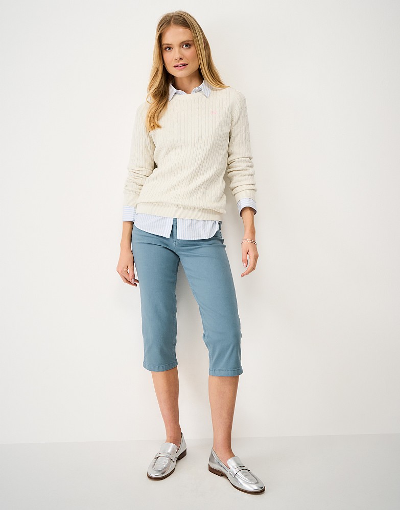 Mia Crop Jeans in Blue