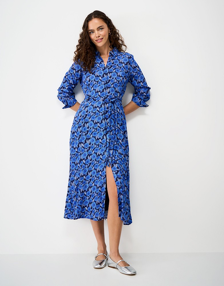 sadie's dresses long sleeve Long-Sleeve Sadie Shift Dress in Evergreen Draper James