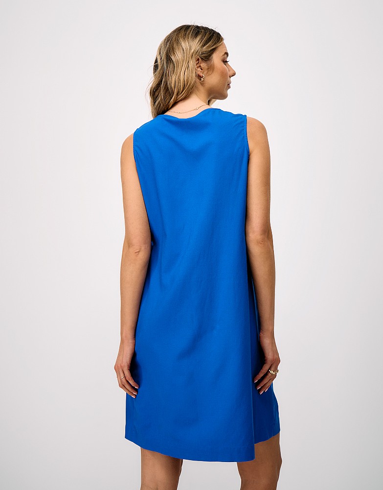 shift dress blue Charlotte Linen Blend in surpriseme_october 33 Kids Birthday Party Color:Dusty-Rose or at christenings