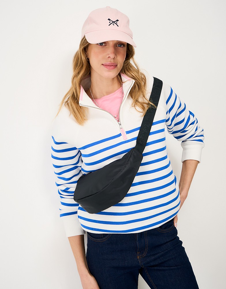 Mini Half Moon Bag in Black