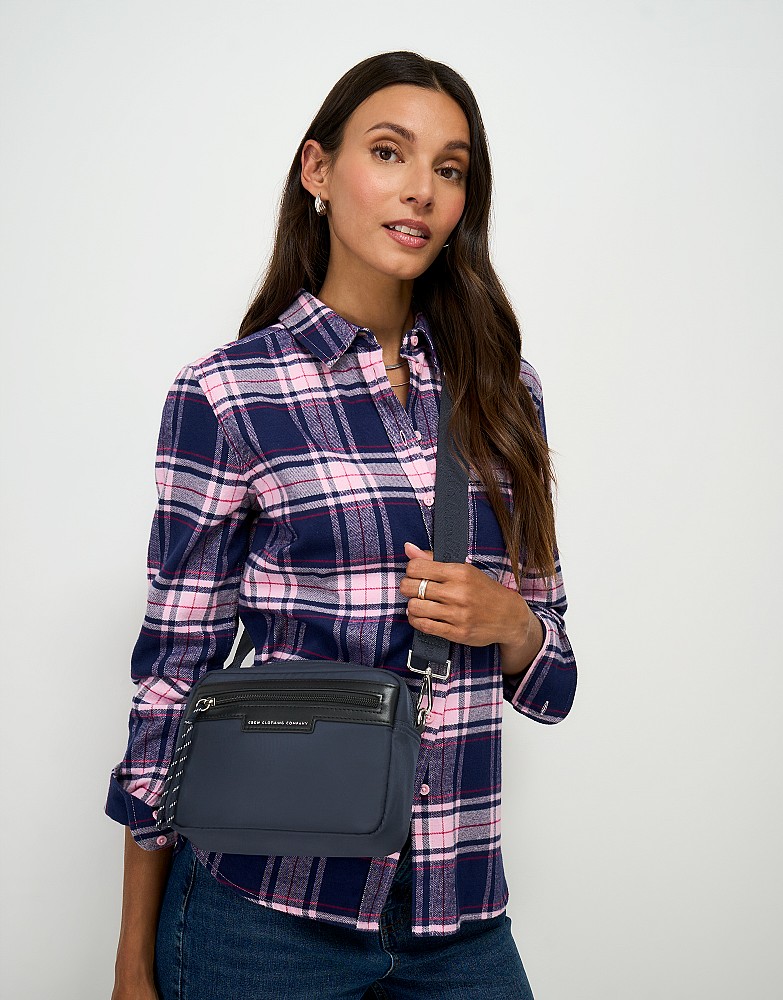 Nylon Camera Bag in Navy