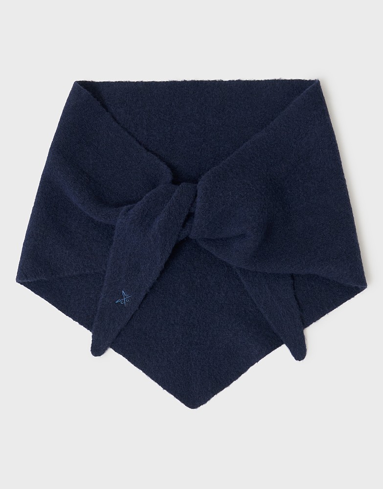 Triangle Scarf in Navy