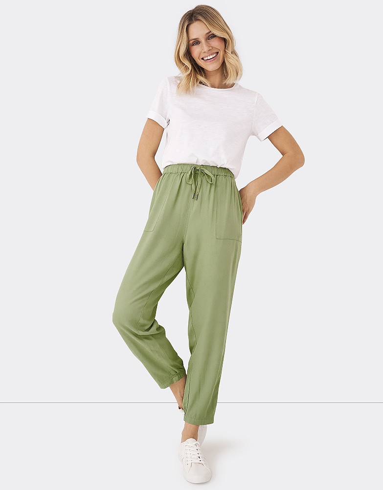 Women's Viscose Twill Trouser from Crew Clothing Company