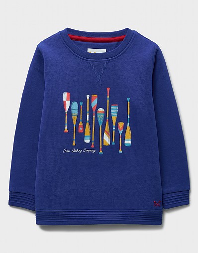 Embroidery Graphic Sweatshirt